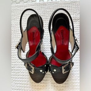 Cesare Paciotti black heels size 36/6. Excellent condition.